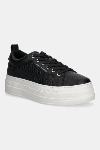 Tenisky Armani Exchange dámské, černá barva, XW001630 AF17351 UC001
