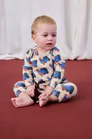 Kojenecké legíny Bobo Choses Doggy Mate béžová barva, 225AB062