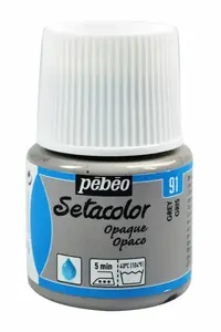Barva na textil Setacolor 45ml – 91 šedá