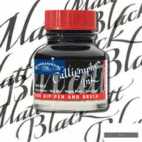 Kaligrafický inkoust W&N 30ml – 030 Mat Black
