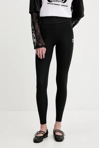 Legíny adidas Originals Essentials dámské, černá barva, JY0015