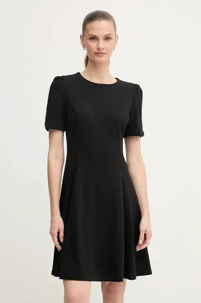 Šaty Dkny fialová barva, mini