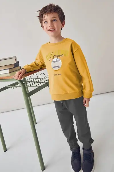 Tepláková souprava Mayoral žlutá barva, 4801