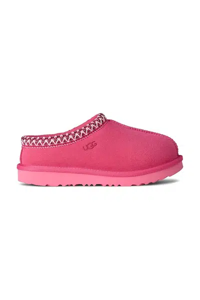 Dětské semišové papuče UGG TASMAN II růžová barva, 1019066K