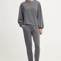 Tepláková souprava EA7 Emporio Armani dámská, šedá barva, AF12643.7W000194