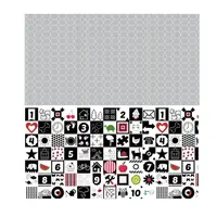 BocioLand Skládací pěnová podložka oboustranná, 200x150x1 cm - Plaster