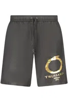 TRUSSARDI MEN'S BLACK SHORT PANTS