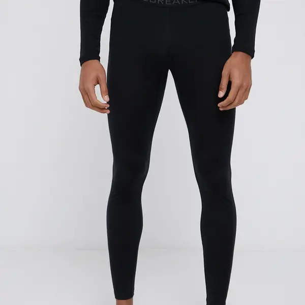 Funkční spodní prádlo z vlny Icebreaker 200 Oasis Leggings černá barva, IB1043690011