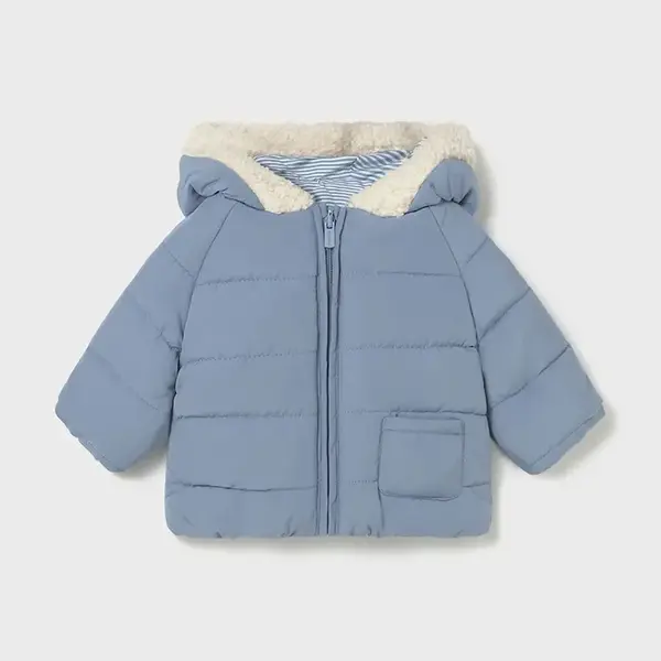 Kojenecká bunda Mayoral Newborn modrá barva, 2410