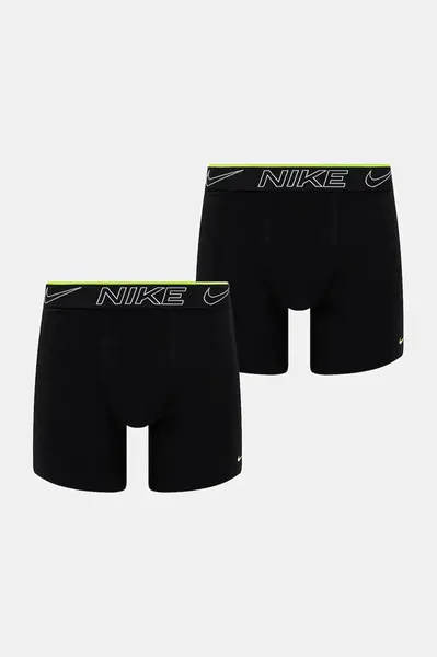 Boxerky Nike 2-pack pánské, černá barva, 0000KE1269