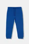 Dětské bavlněné tepláky United Colors of Benetton modrá barva, 3J68GF027