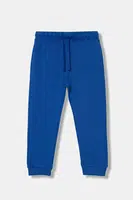 Dětské bavlněné tepláky United Colors of Benetton modrá barva, 3J68GF027