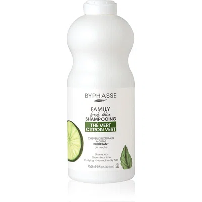 BYPHASSE Lime & Green ultrazklidňující šampon pro normální až mastné vlasy a citlivou pokožku hlavy 750 ml