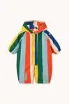 Overal pre bábätká Tinycottons MULTICOLOR STRIPES SNOW ONE-PIECE