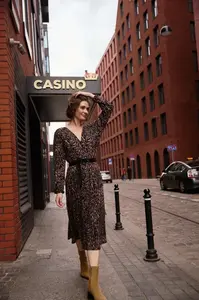 Marisse WOMEN'S DRESS Z-SU-4805 COFFEE