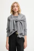 Kardigan z merino vlny so šálom Answear.LAB