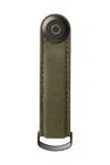 Kľúčenka Orbitkey Waxed Canvas 8,5 cm zelená farba