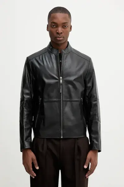 Kožená bunda HUGO Lokis-3