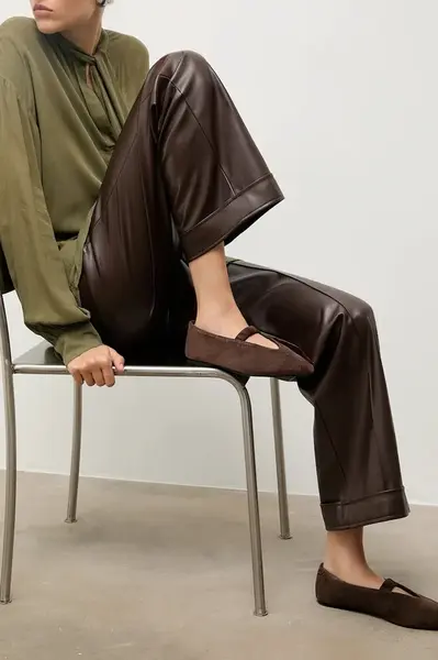 Semišové baleríny Answear.LAB