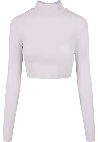 Women's Organic Long Sleeve Turtleneck - Lilac