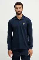 Bavlnené tričko s dlhým rukávom Aeronautica Militare