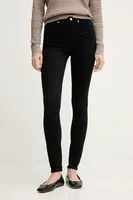 Džíny Tommy Hilfiger dámské, černá barva, WW0WW46720