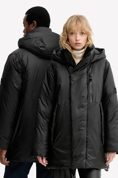 Bunda Rains 17240 Torna Insulated Long Jacket černá barva, zimní, 17240
