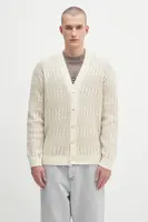 Vlněný kardigan Drôle de Monsieur Le Cardigan Torsades Bicolore