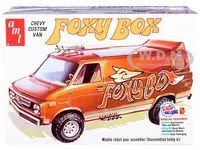 Skill 2 Model Kit Chevrolet Custom Van "Foxy Box" 1/25 Scale Model by AMT