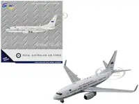 Boeing 737-700 Aircraft "Royal Australian Air Force" (A36-002) White with Blue Stripes "Gemini Macs" Series 1/400 Diecast Model Airplane by GeminiJet