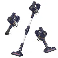TASVAC N7 Cordless Vacuum Cleaner 14kPa Suction 180Â° Foldable Rod 2200mAh Rechargeable Battery LED Headlight Blue