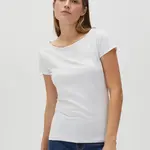 Marisse Women's T-Shirt L-Ts-4622 White