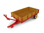 Massey Ferguson 3Ton Tipping Bed with Drop Sides Trailer 1/32 Diecast Model by Universal Hobbies