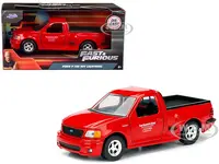 Brians 1999 Ford F-150 SVT Lightning Pickup Truck Red "Fast &amp; Furious" Movie 1/32 Diecast Model Car by Jada