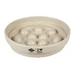 EBI D&D I LOVE HAPPY CATS Sue Keramická miska na pomalé jedenie pre mačky 750ml - 20x20x4,5cm biela