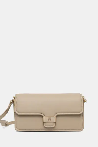 Kabelka Tommy Hilfiger béžová barva, AW0AW18028