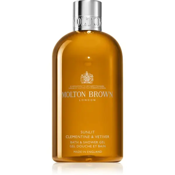 Molton Brown Sunlit Clementine & Vetiver Bath & Shower Gel sprchový a koupelový gel 300 ml