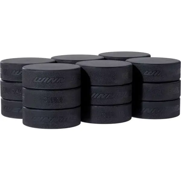 WINNWELL HOKEJOVÝ PUK OFICIÁLNÍ (18KS) BOX Hokejový puk, černá, velikost