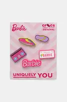 Připínačky na dětské boty Crocs Barbie Retro 5 Pck 5-pack