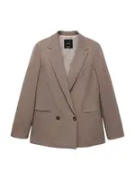 MANGO Blejzer 'CHARLOTT'  hnedá / bordová / čierna