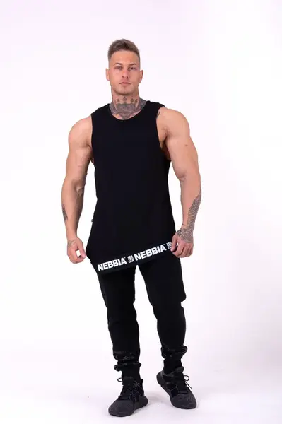 Nebbia Be rebel! tílko 141, černá, XXL