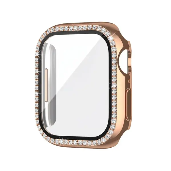 JP Watch case Diamond, Apple Watch 10, 42 mm, rose gold