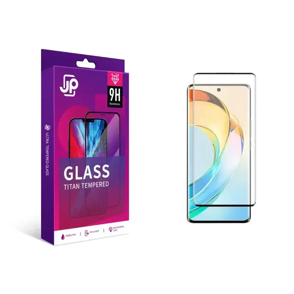 JP Titan extra odolné tvrzené sklo, Honor X9b, černé