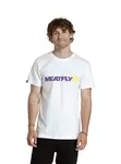 Meatfly pánské tričko Logex Lilac / White | Bílá | Velikost L | 100% bavlna