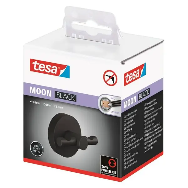 Háček na oděvy, Moon Black,TESA