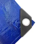 Plachta zakrývací PROFI, 3 x 4 m, 140 g/m²,  modro - stříbrná, ENPRO