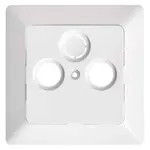 Kryt zásuvka televizní a satelitní, bílý