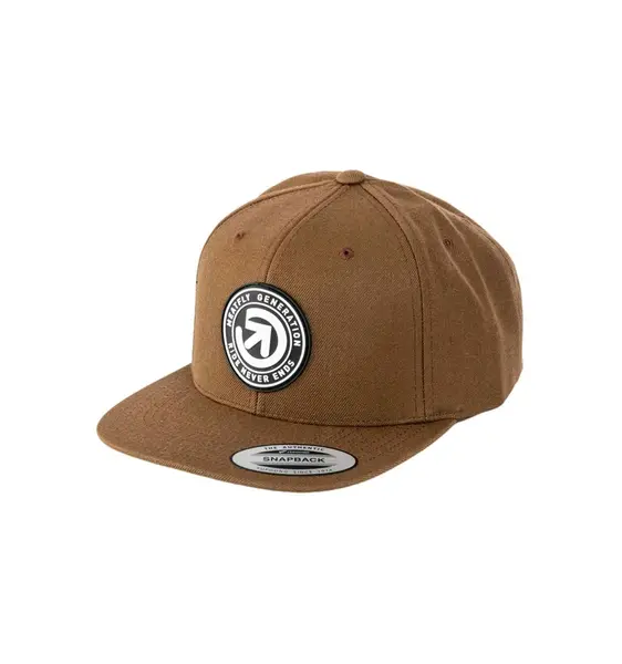 Meatfly kšiltovka Flanker Snapback Generation/Tan | Hnědá | Velikost One Size