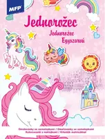 Omalovánky se samolepkami Jednorožec