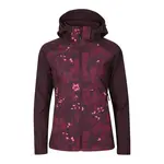 Dámská softshellová bunda s membránou alpine pro hoora fialová m